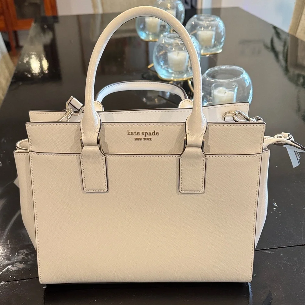 Kate Spade White Satchel - Picture 1 of 3